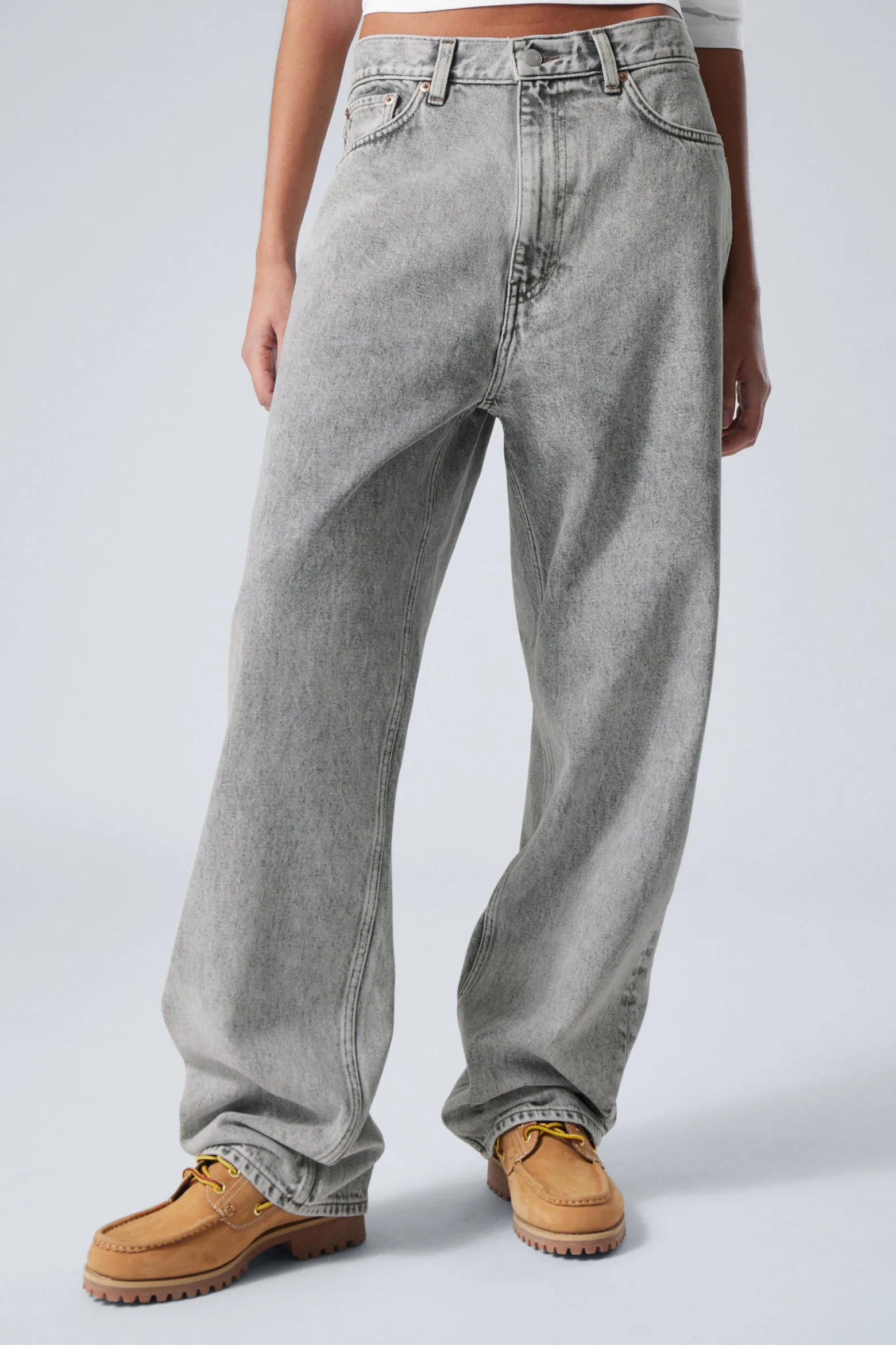 GALAXY LOOSE STRAIGHT LEG JEANS|Weekday Outlet