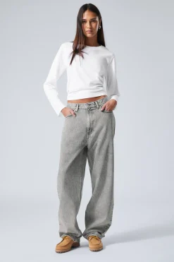 GALAXY LOOSE STRAIGHT LEG JEANS|Weekday Outlet