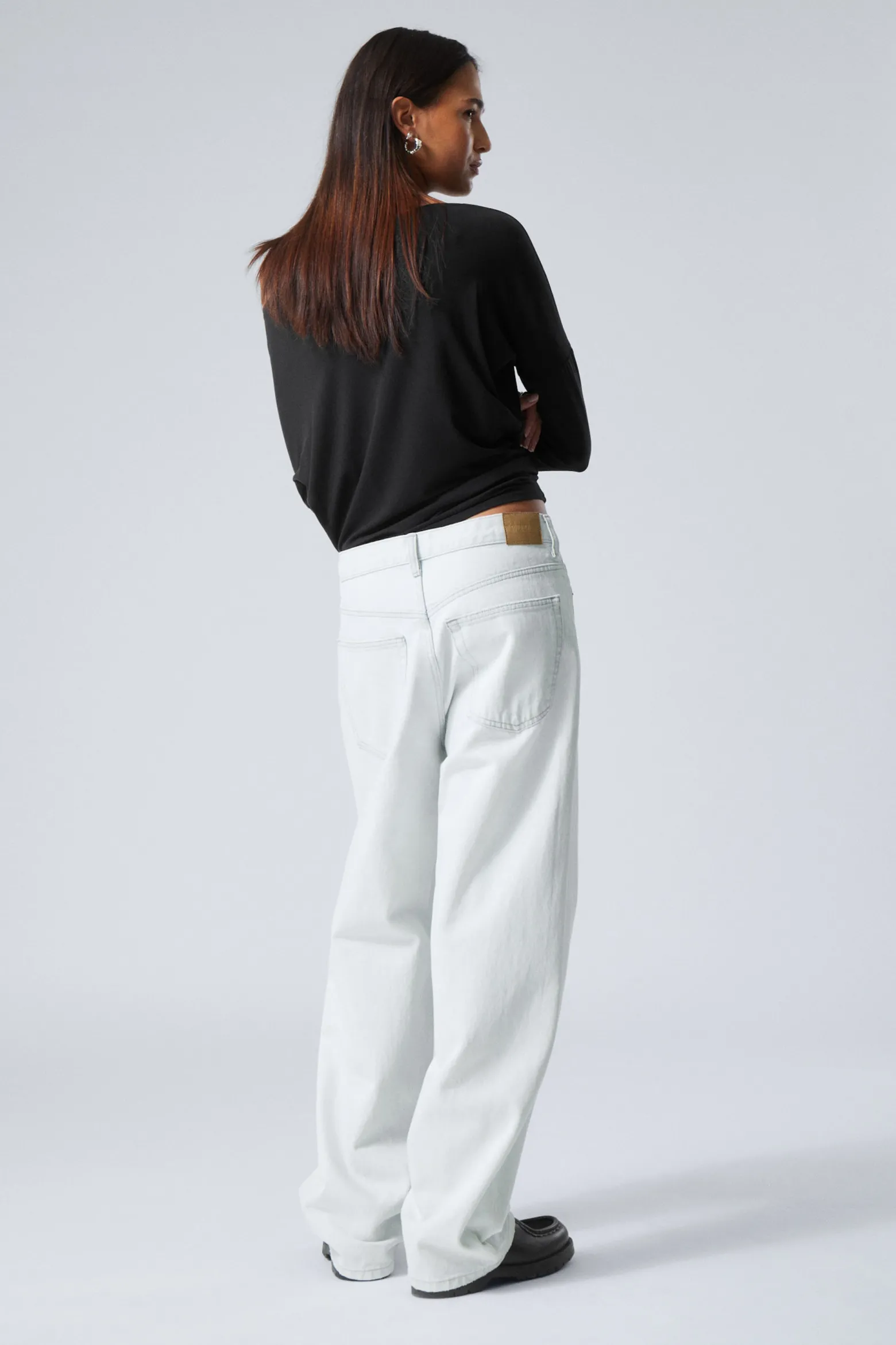 GALAXY LOOSE STRAIGHT LEG JEANS|Weekday Cheap