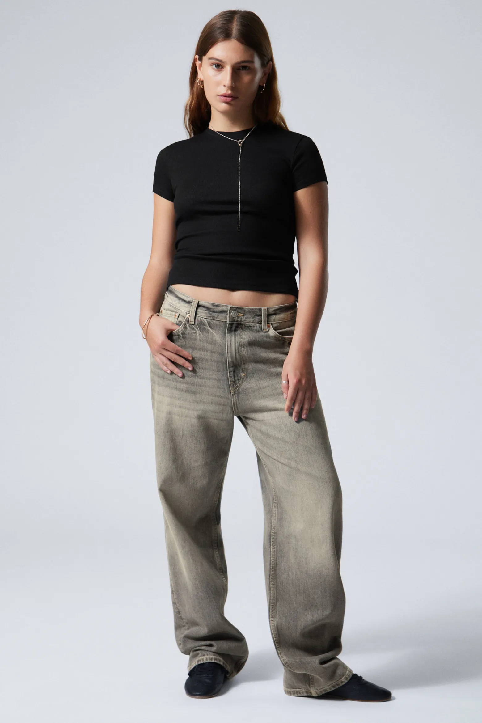 GALAXY LOOSE STRAIGHT LEG JEANS|Weekday Store