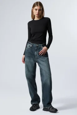 GALAXY LOOSE STRAIGHT LEG JEANS|Weekday Sale