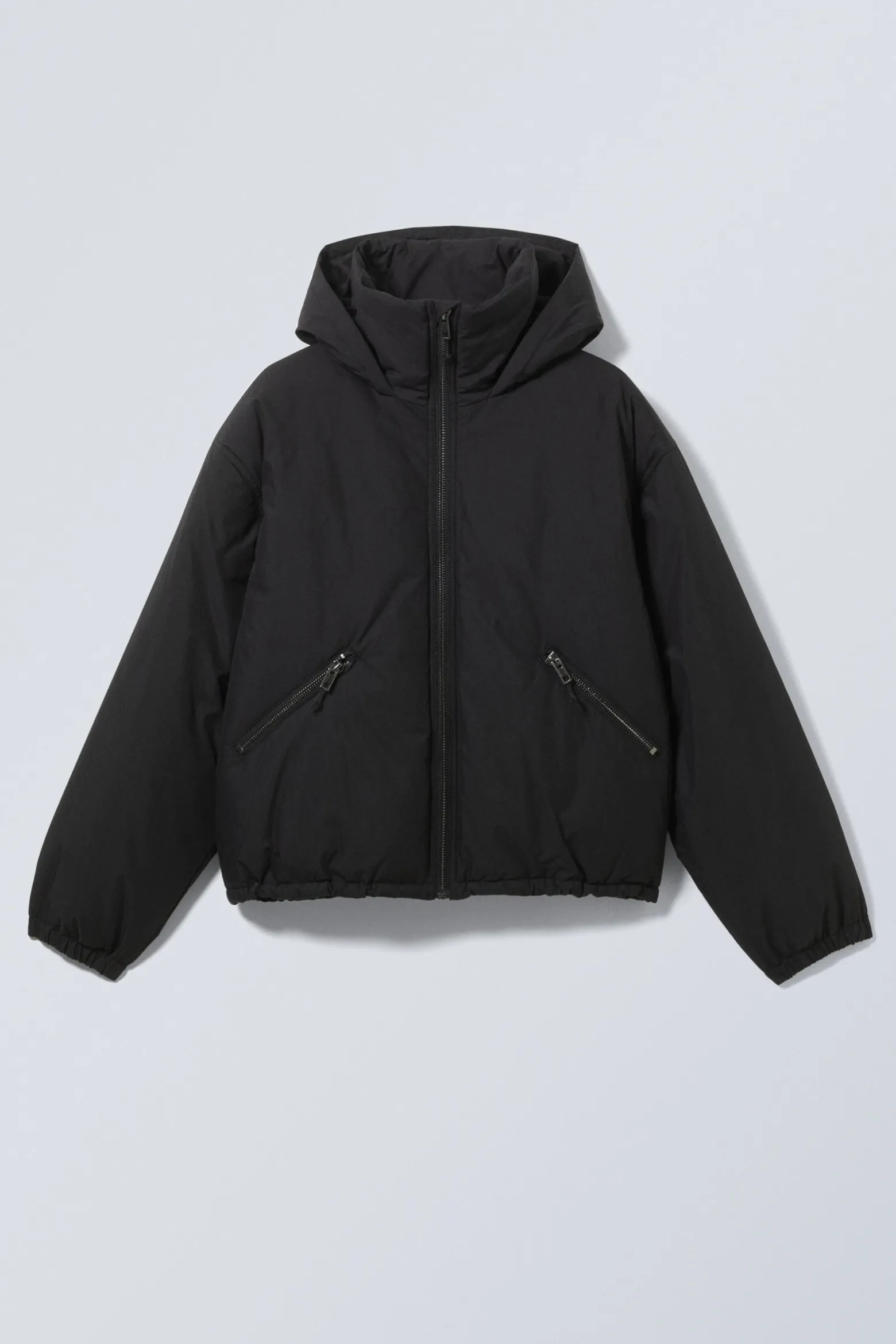 GEFÜTTERTE DAUNENJACKE MIT KAPUZE|Weekday Outlet
