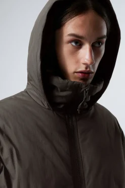 GEFÜTTERTE DAUNENJACKE MIT KAPUZE|Weekday Outlet