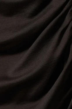 GERAFFTES MINIKLEID MIT LANGEN ÄRMELN|Weekday Online