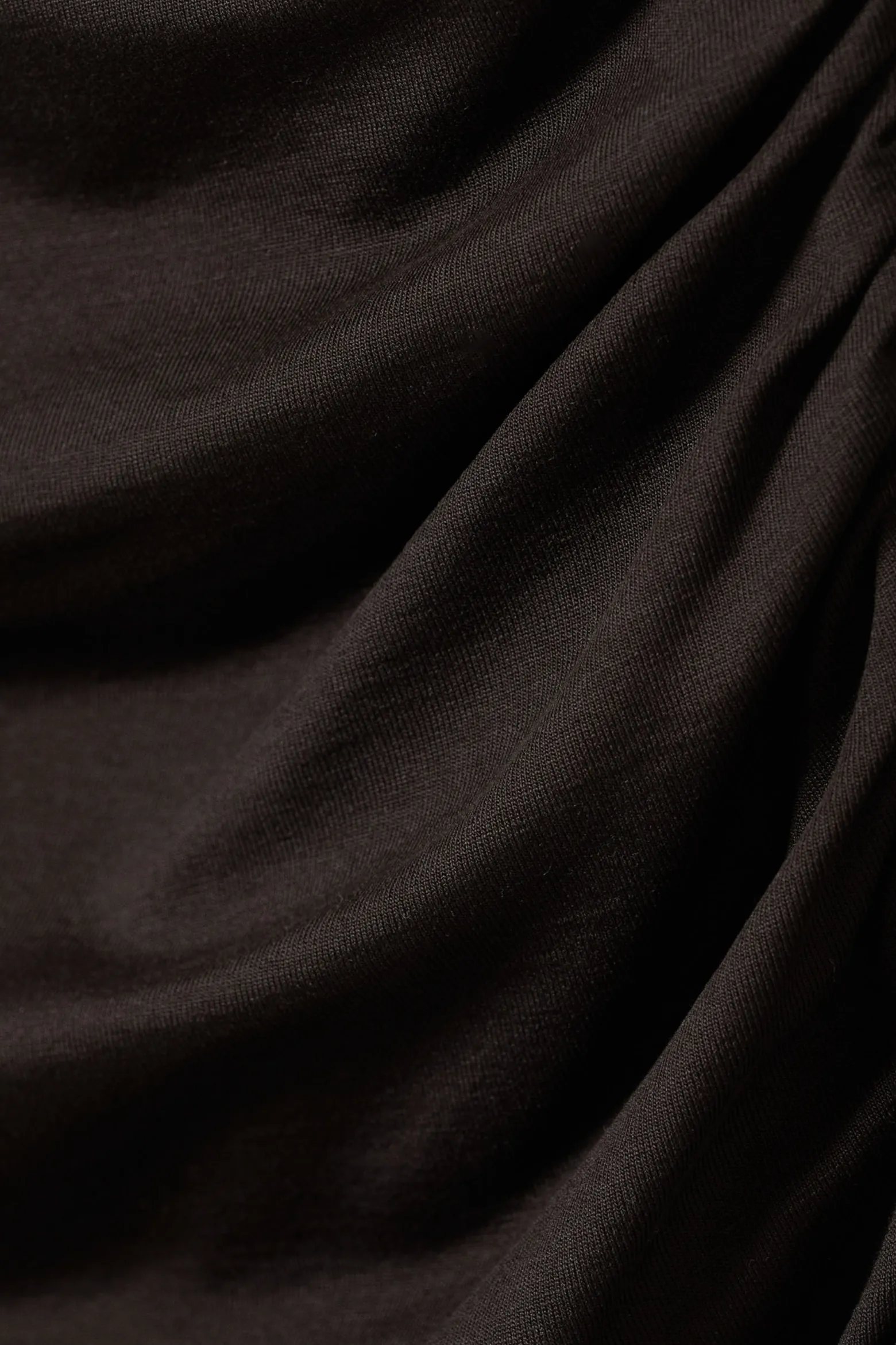 GERAFFTES MINIKLEID MIT LANGEN ÄRMELN|Weekday Online