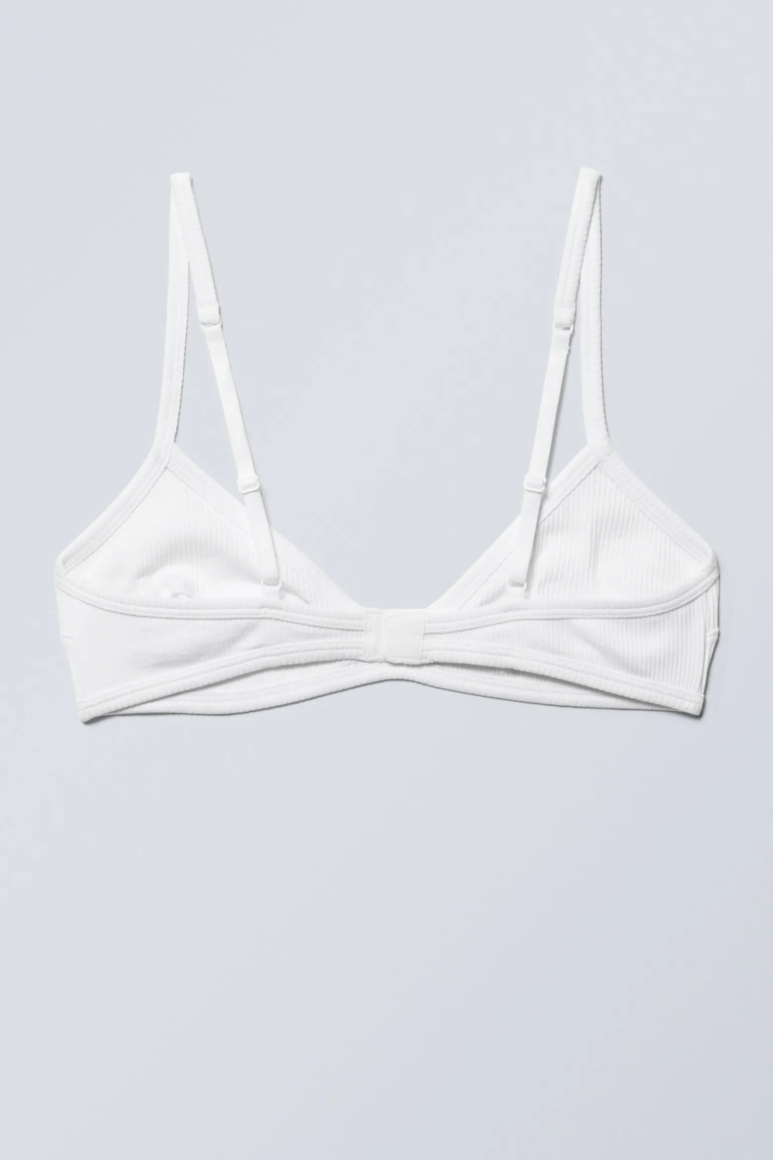 GERIPPTER BAUMWOLL-BH MIT U-AUSSCHNITT|Weekday Sale