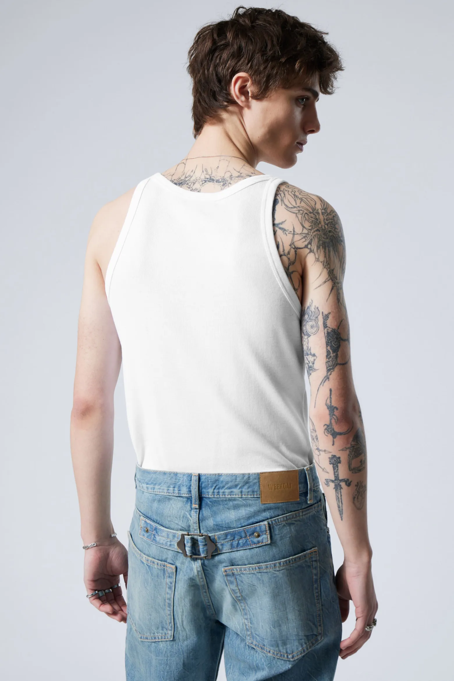 GERIPPTES TANKTOP MATHEUS|Weekday Online