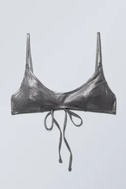GLITZER-BIKINIOBERTEIL|Weekday Online