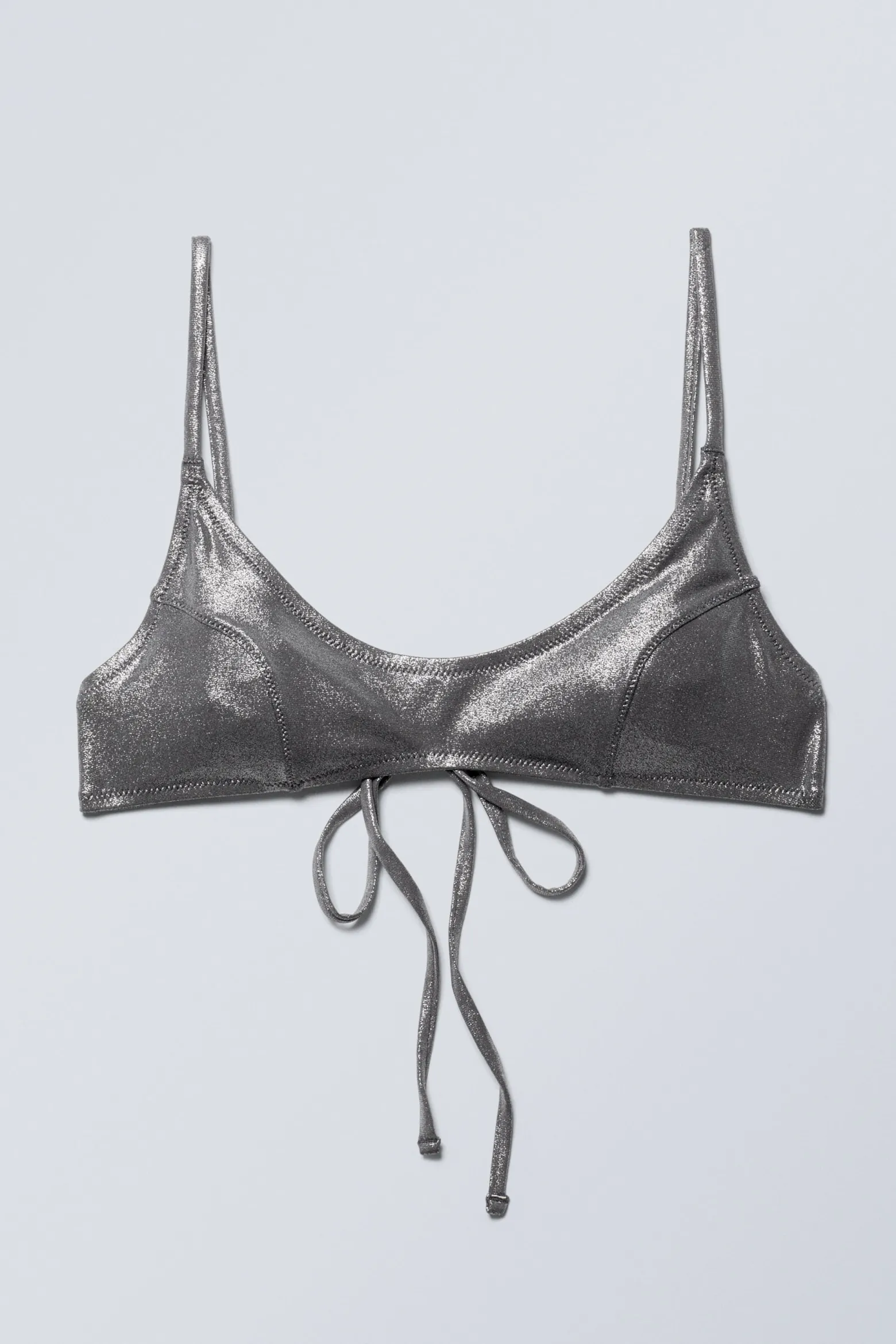 GLITZER-BIKINIOBERTEIL|Weekday Online