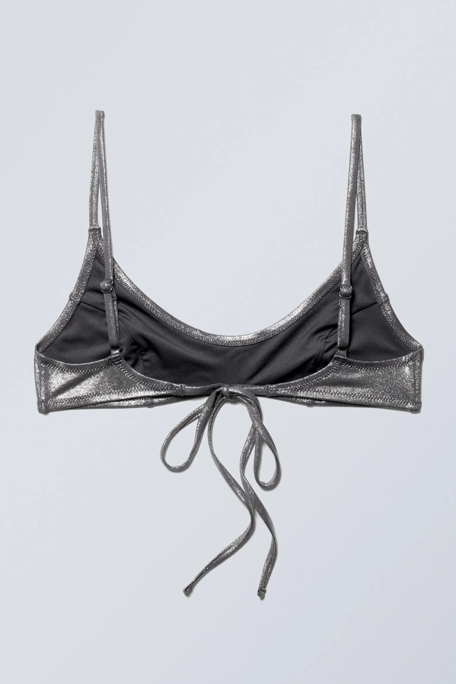 GLITZER-BIKINIOBERTEIL|Weekday Online