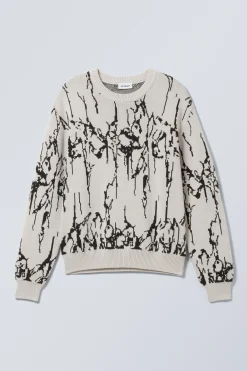 GRAFISCHER JACQUARD-STRICKPULLOVER|Weekday Best Sale