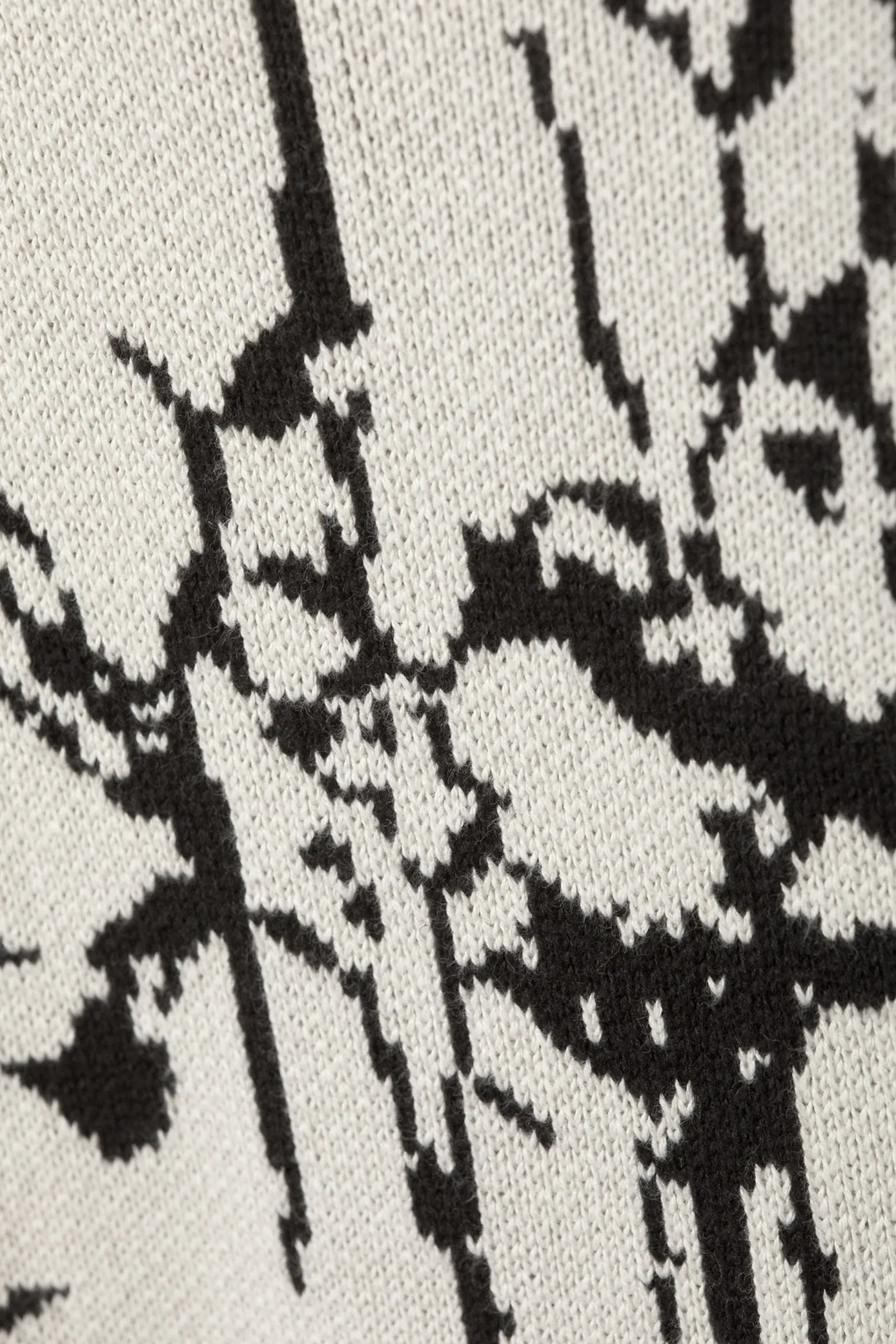 GRAFISCHER JACQUARD-STRICKPULLOVER|Weekday Best Sale