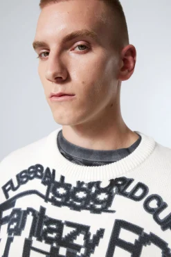 GRAFISCHER JACQUARD-STRICKPULLOVER|Weekday Fashion