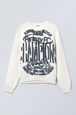 GRAFISCHER JACQUARD-STRICKPULLOVER|Weekday Fashion