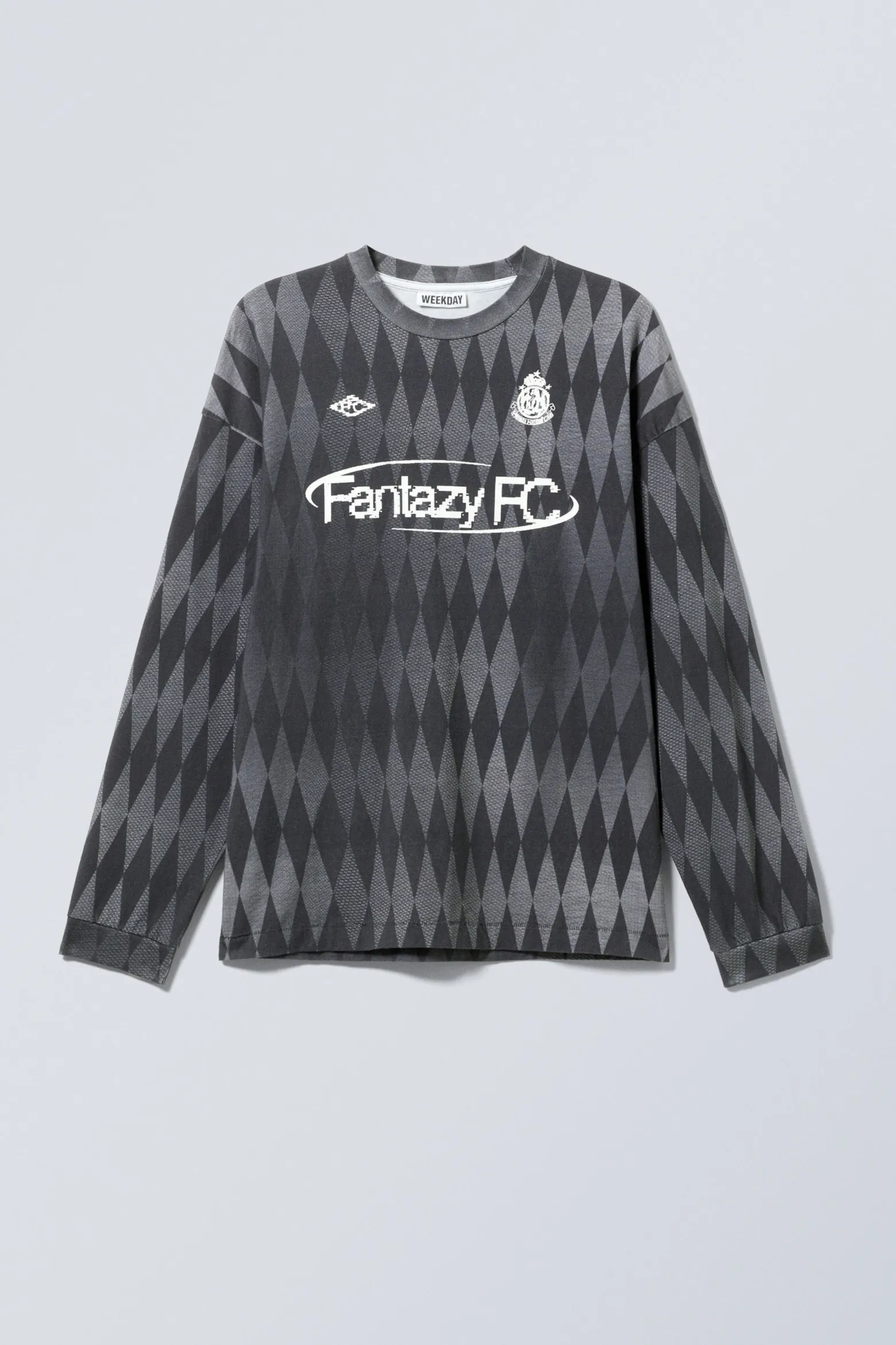 GRAPHIC-LONGSLEEVE MIT LOCKERER PASSFORM|Weekday Sale