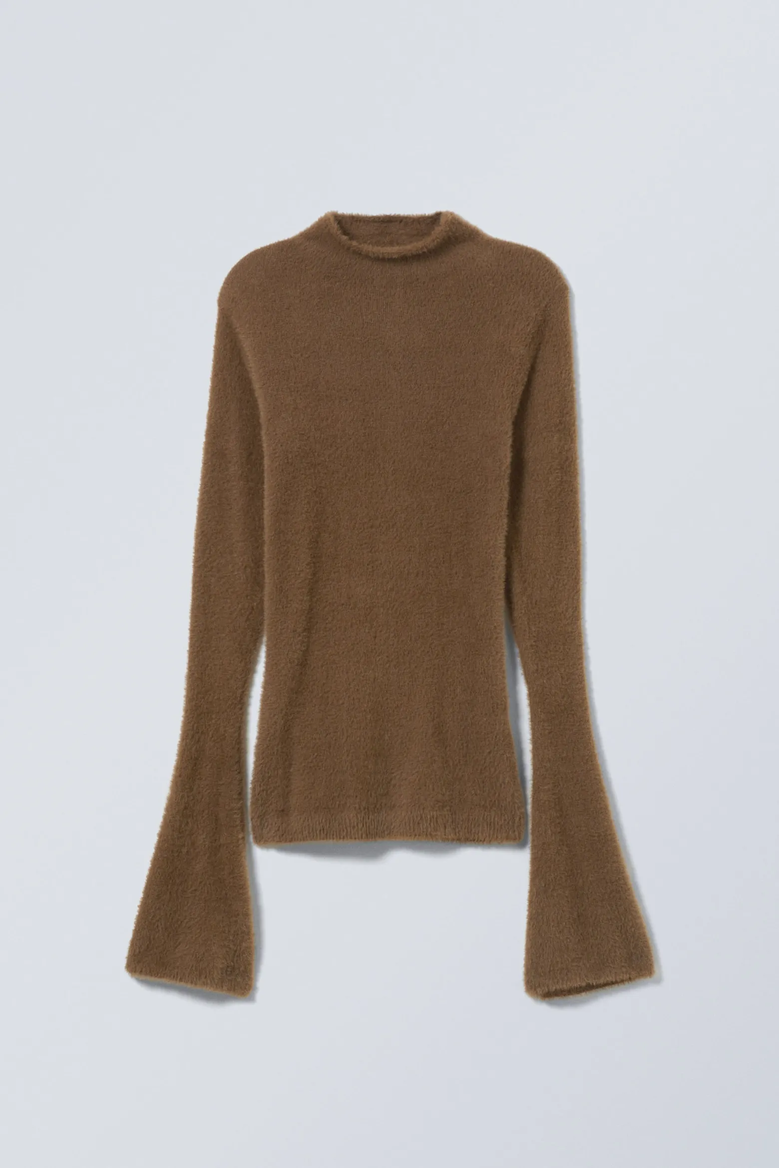 HAARIGER PULLOVER MIT STEHKRAGEN|Weekday Clearance