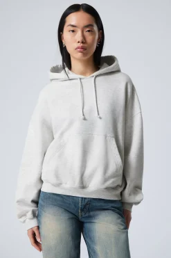 HEAVYWEIGHT-HOODIE MIT LOCKERER PASSFORM|Weekday Cheap