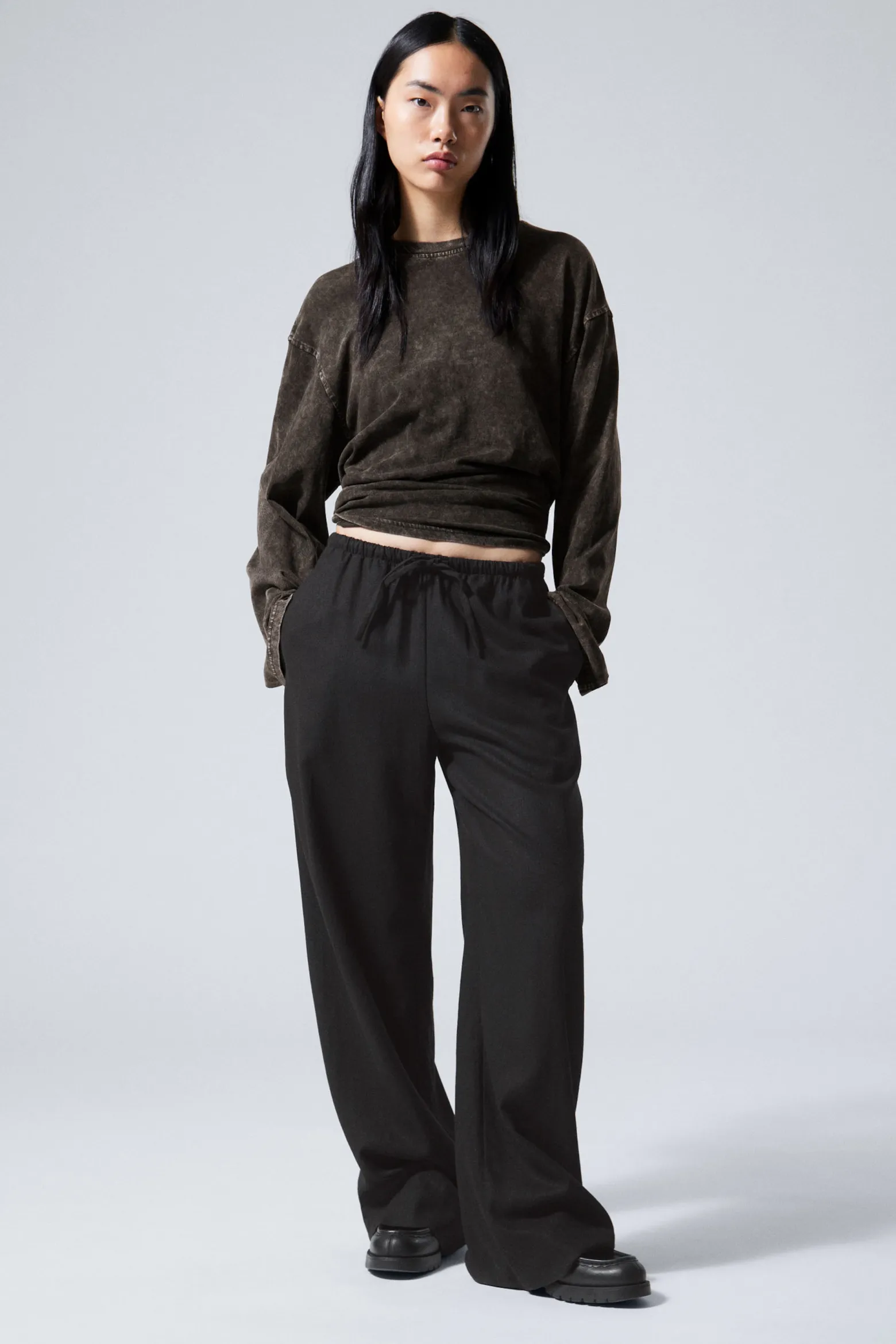 HOSE MIA AUS LEINENMIX|Weekday Sale
