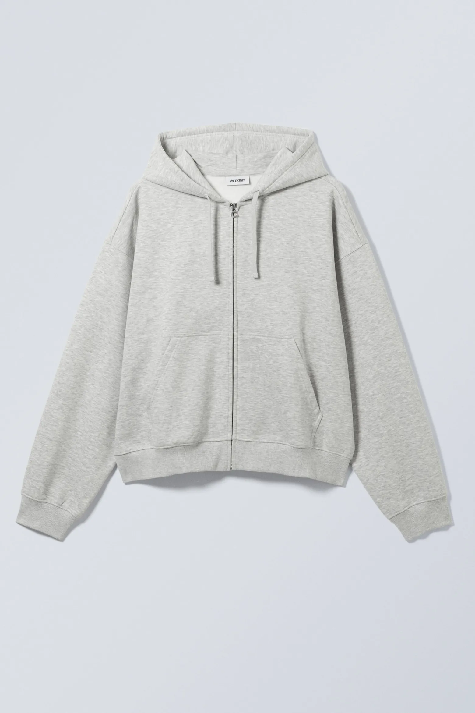 KASTIGER HOODIE MIT REISSVERSCHLUSS UND PRINT|Weekday Flash Sale