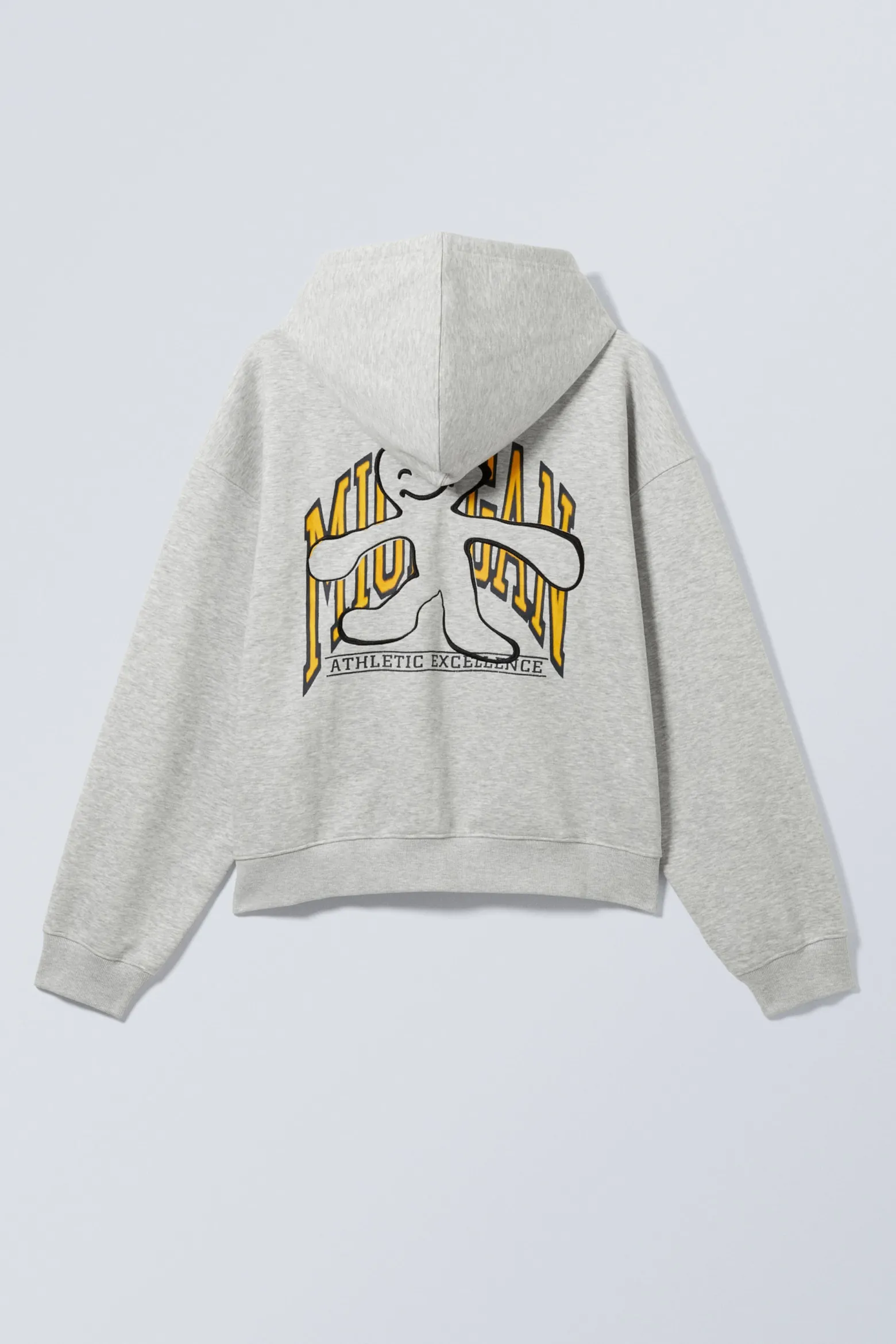 KASTIGER HOODIE MIT REISSVERSCHLUSS UND PRINT|Weekday Flash Sale
