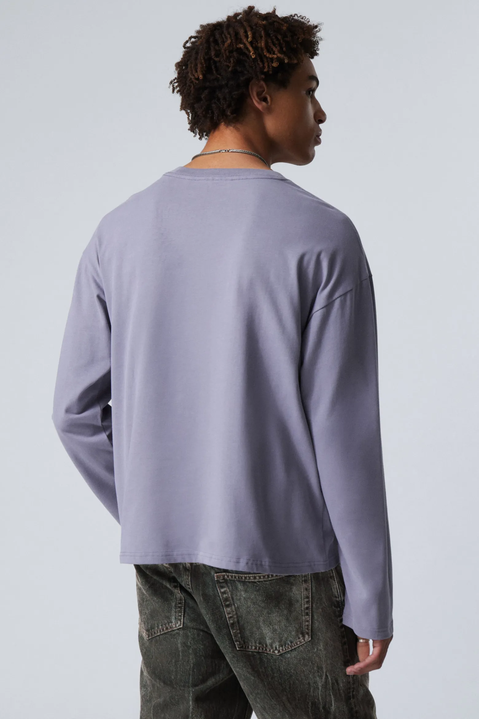 KASTIGES LANGARMSHIRT MIT GRAFIKPRINT|Weekday Store