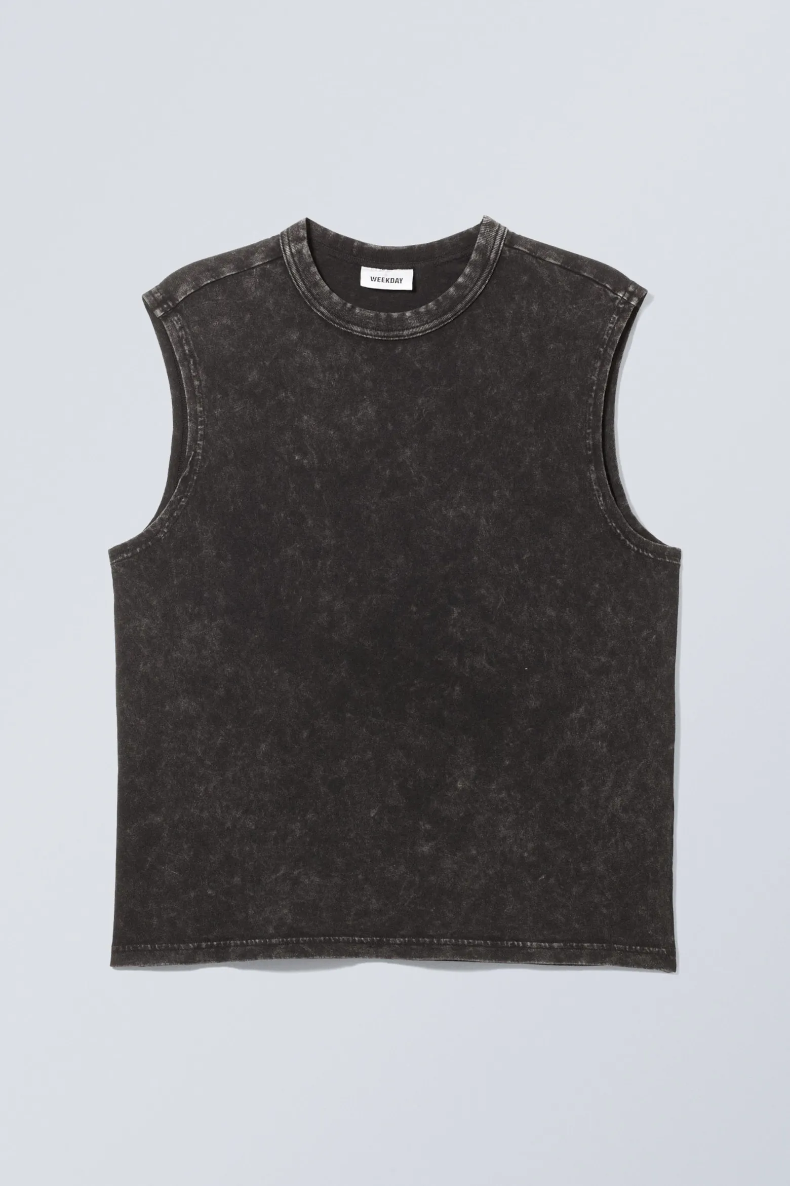 KASTIGES TANKTOP IN WASHED-OPTIK|Weekday Flash Sale