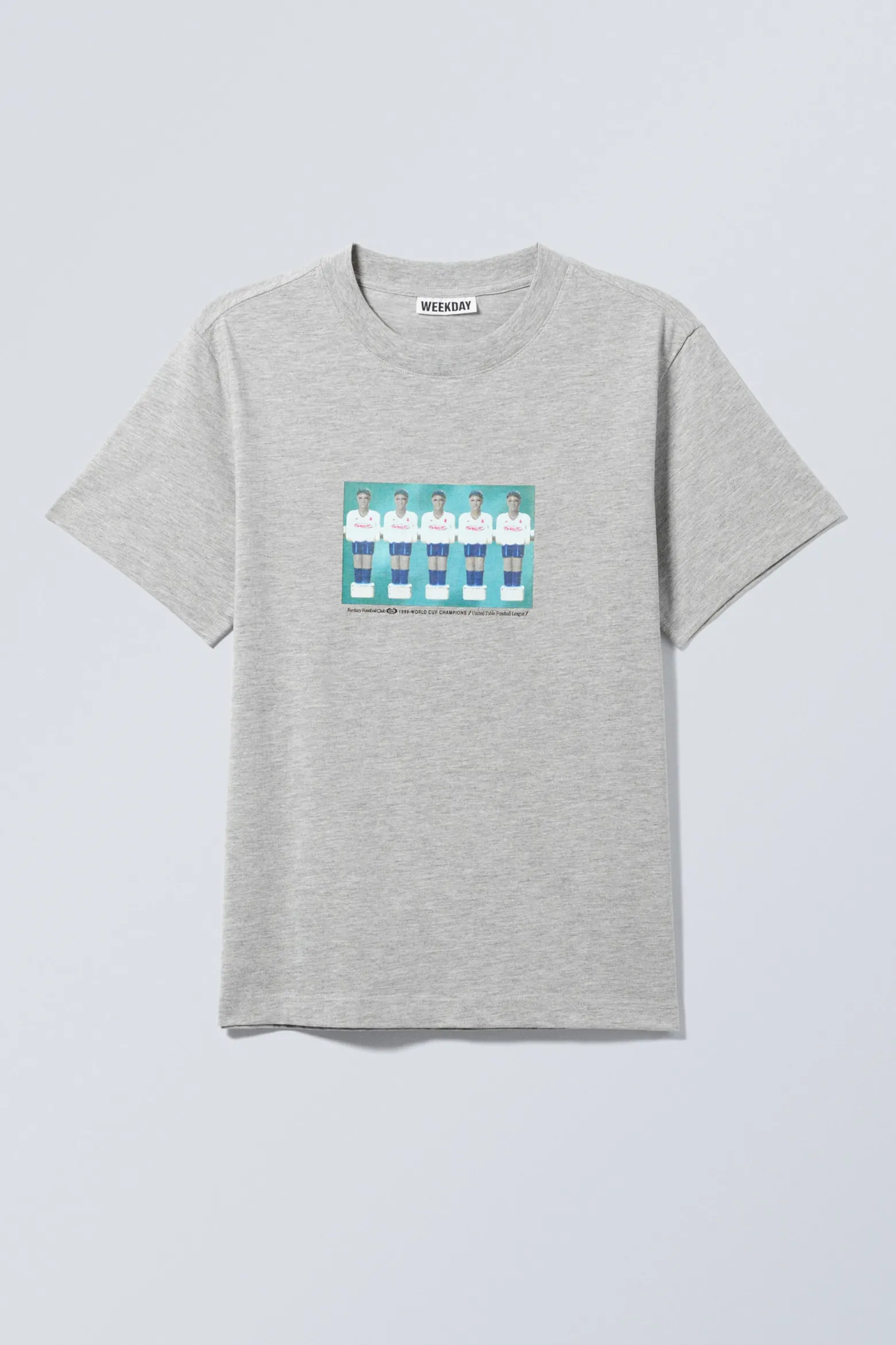 KASTIGES T-SHIRT MIT GRAFIKPRINT|Weekday Hot