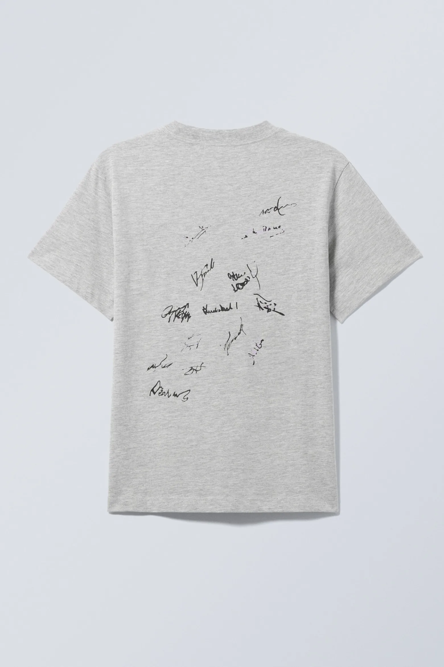 KASTIGES T-SHIRT MIT GRAFIKPRINT|Weekday Hot