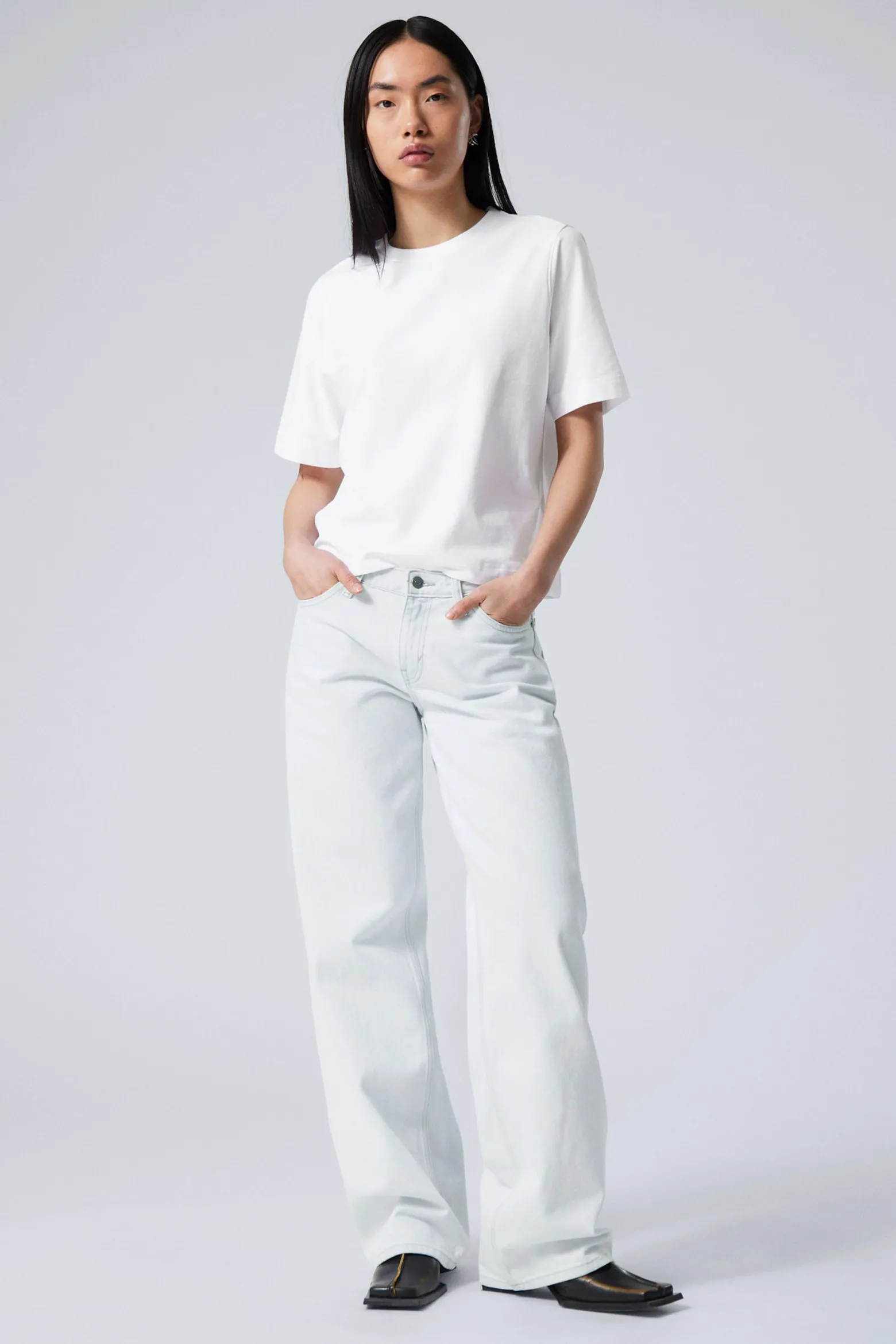 KASTIGES T-SHIRT PERFECT|Weekday New