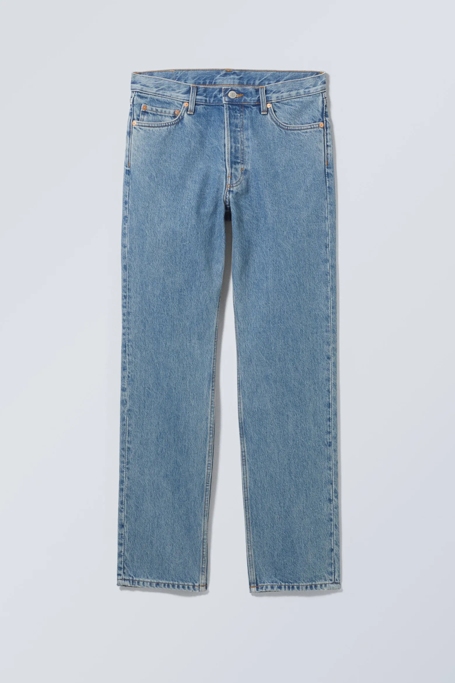 KLEAN REGULAR STRAIGHT LEG JEANS|Weekday Cheap