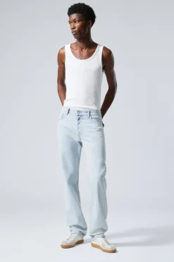 KLEAN REGULAR STRAIGHT LEG JEANS|Weekday Shop
