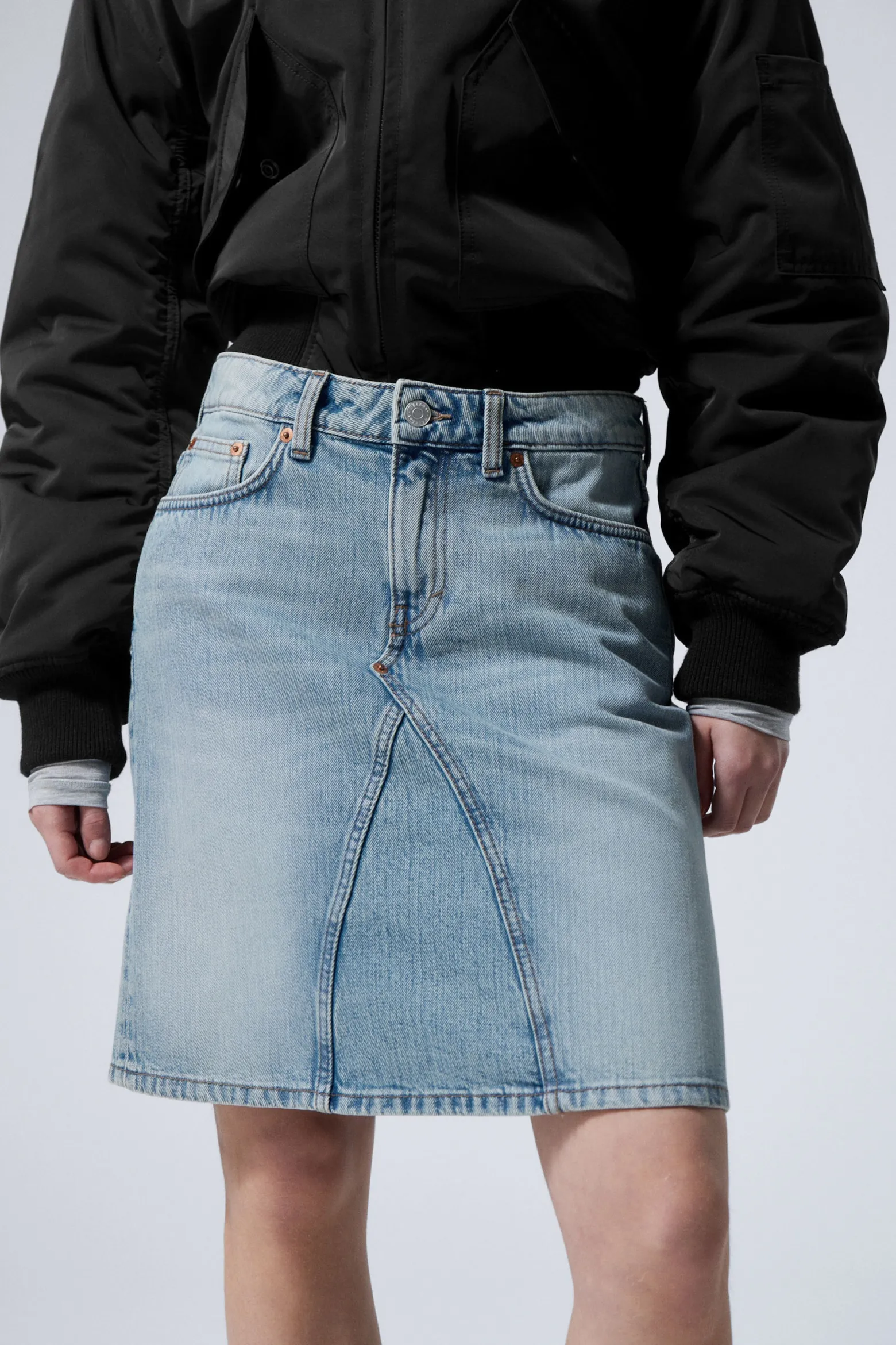 KNIELANGER JEANSROCK|Weekday Discount