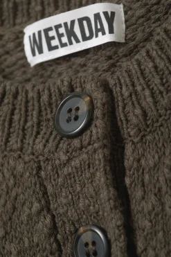 KNITTED SINGLEBREASTED VEST|Weekday Best