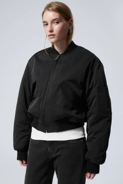 KURZ GESCHNITTENE BOMBERJACKE|Weekday Best Sale