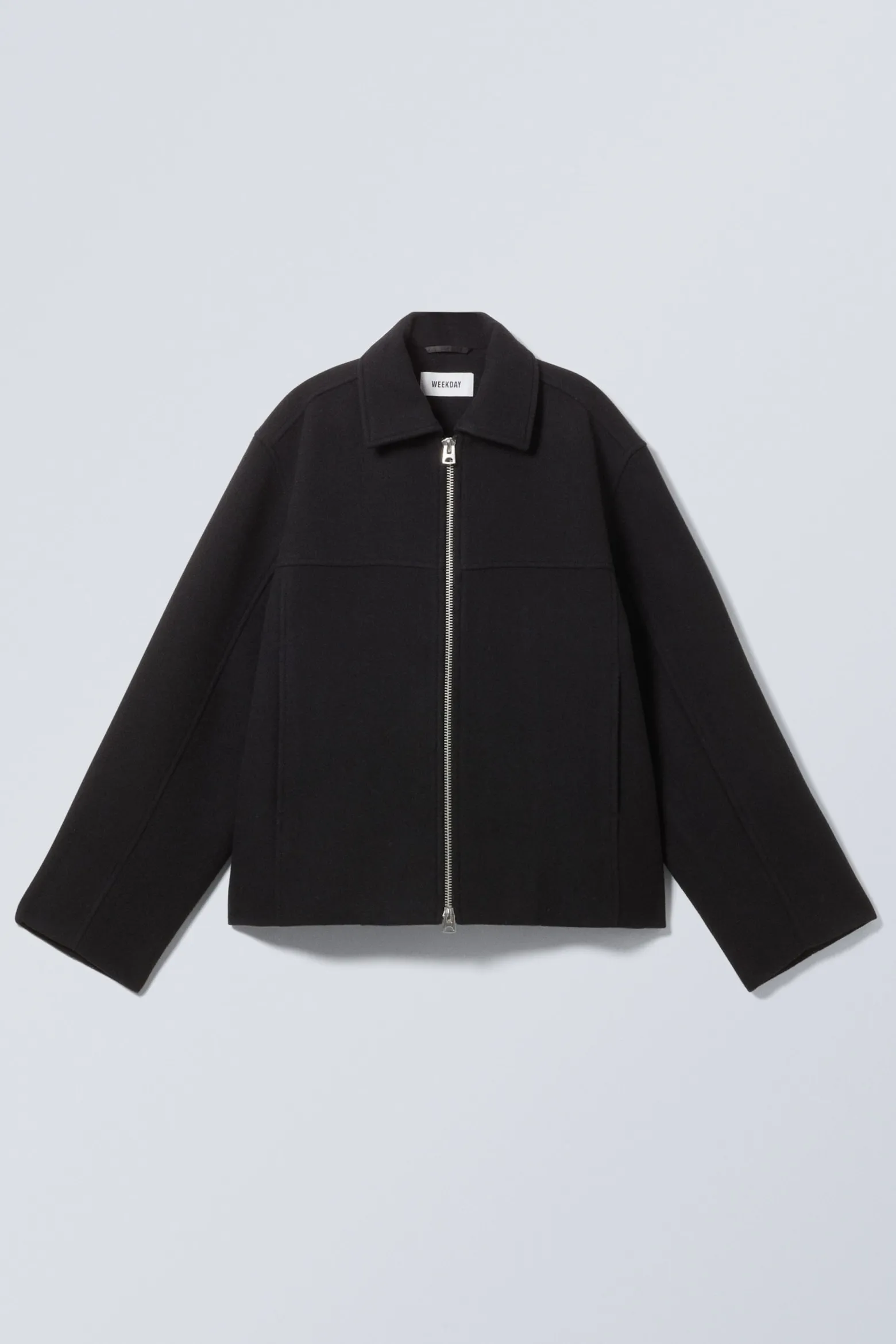 KURZE JACKE AUS WOLLMISCHUNG|Weekday New
