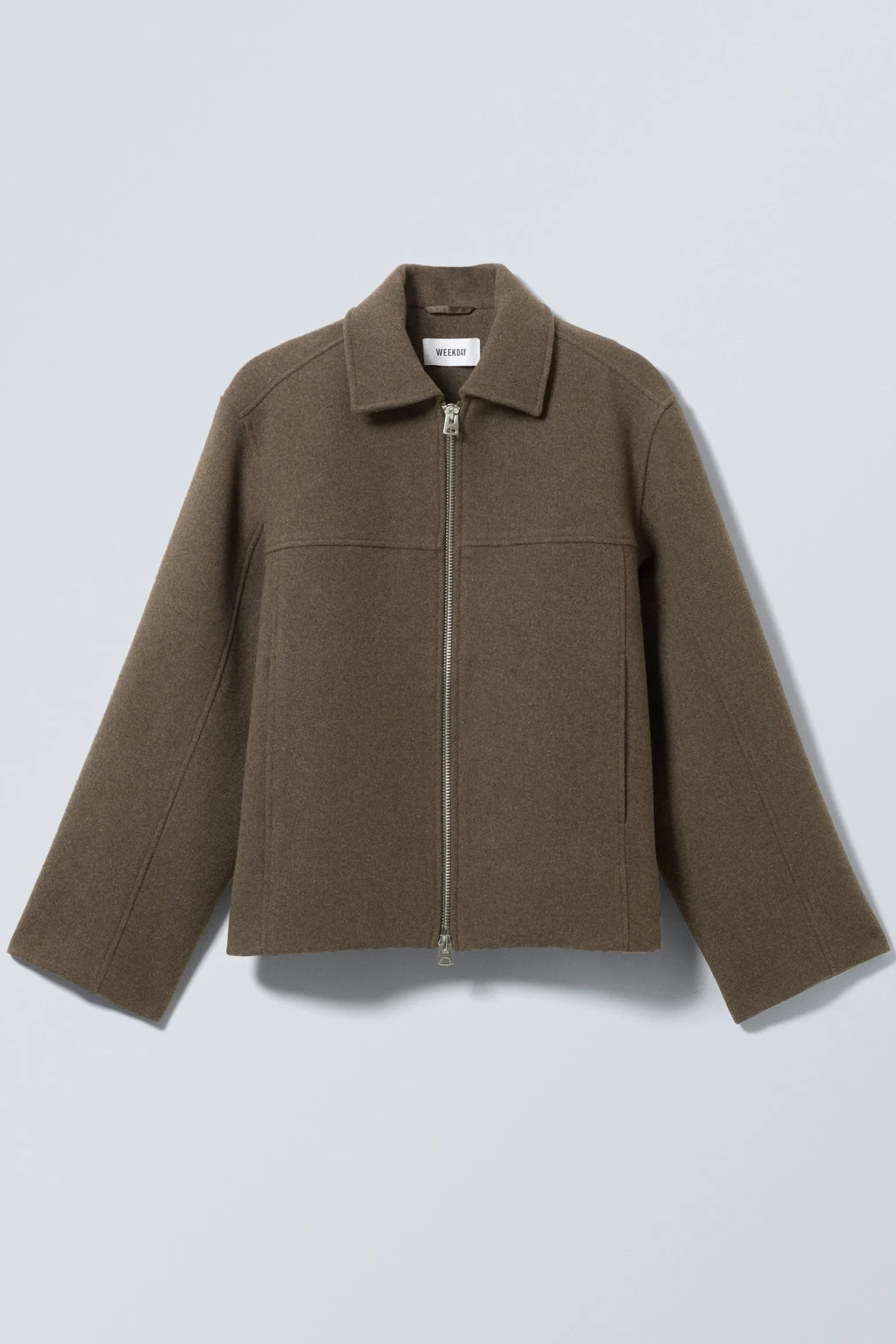 KURZE JACKE AUS WOLLMISCHUNG|Weekday Best