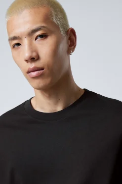 KURZES, SCHWERES BOXY-T-SHIRT|Weekday Shop