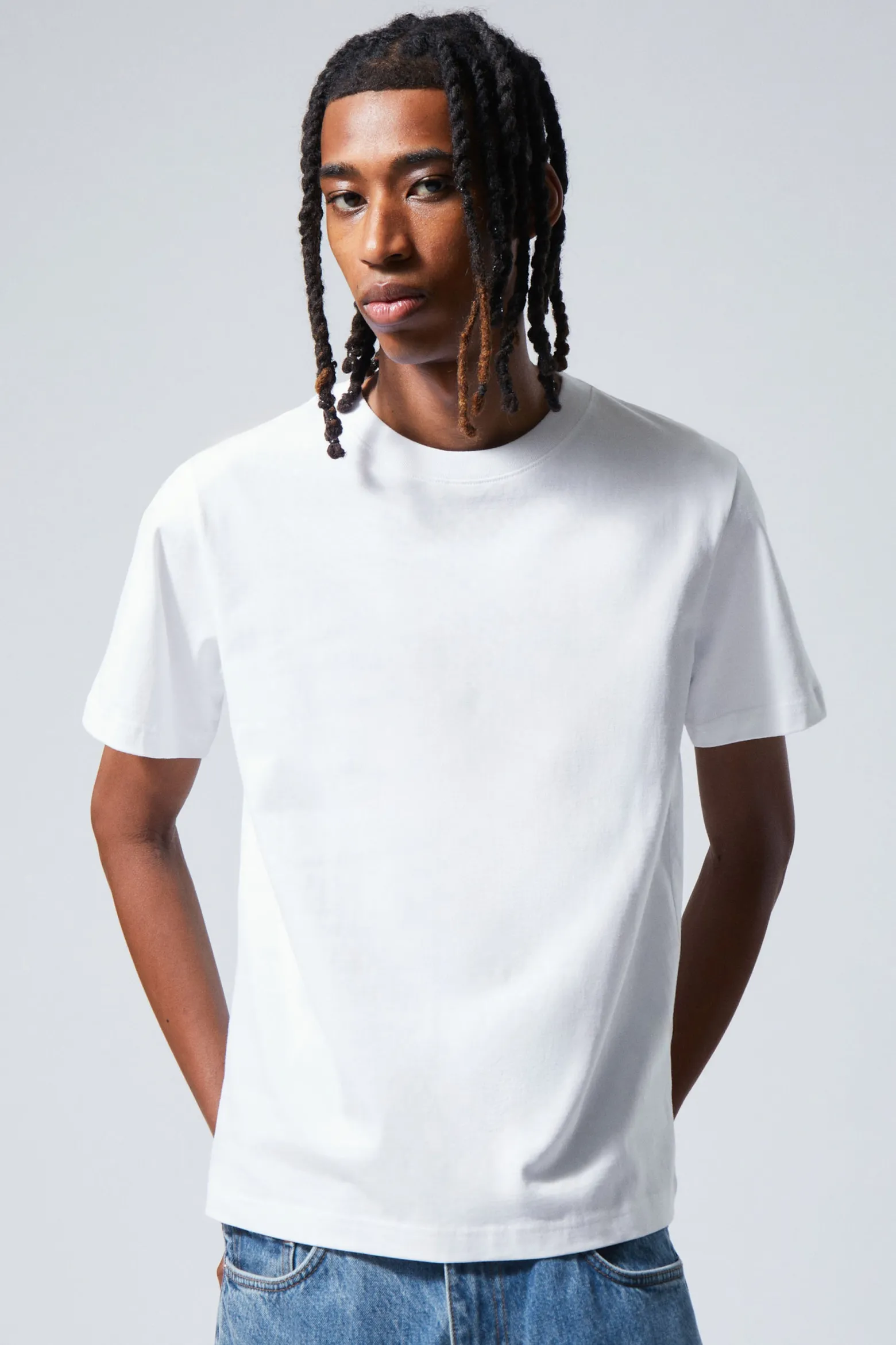 KURZES, SCHWERES BOXY-T-SHIRT|Weekday Best