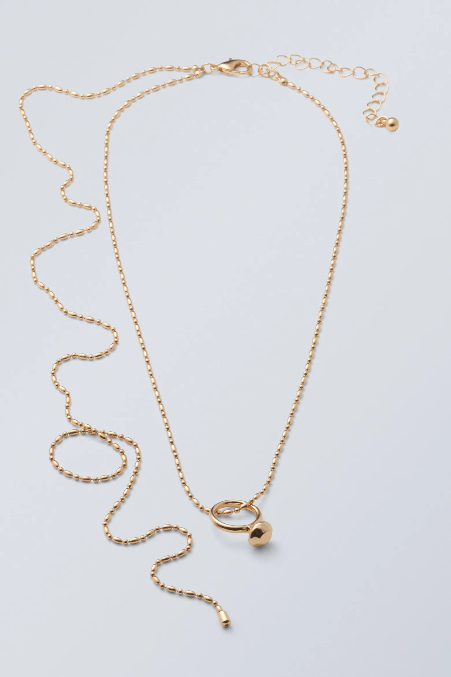 LANGE HALSKETTE MIT RING|Weekday Outlet