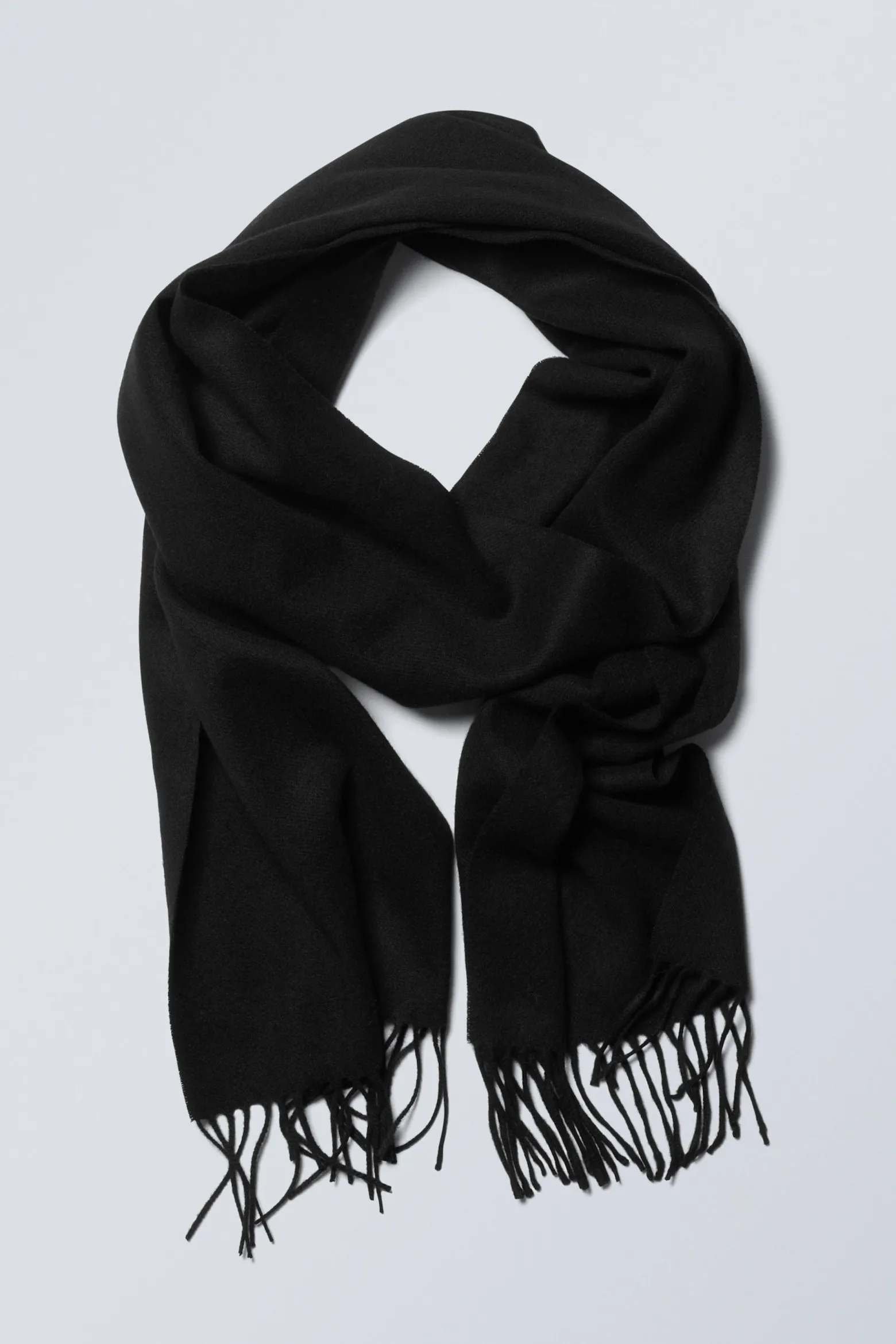 LANGER GEWEBTER WOLLSCHAL|Weekday Best Sale