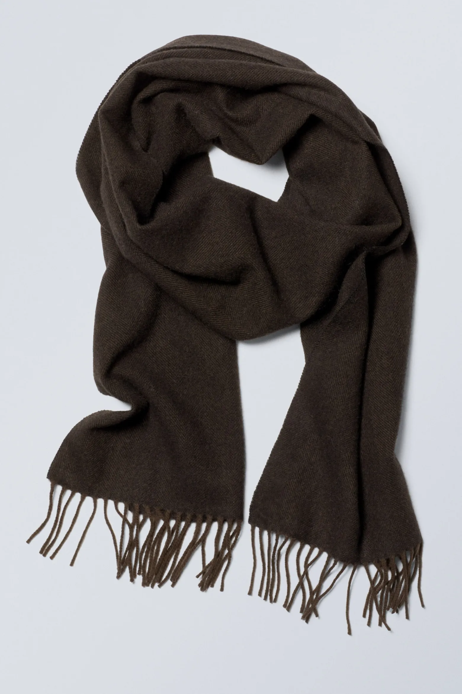LANGER GEWEBTER WOLLSCHAL|Weekday Flash Sale