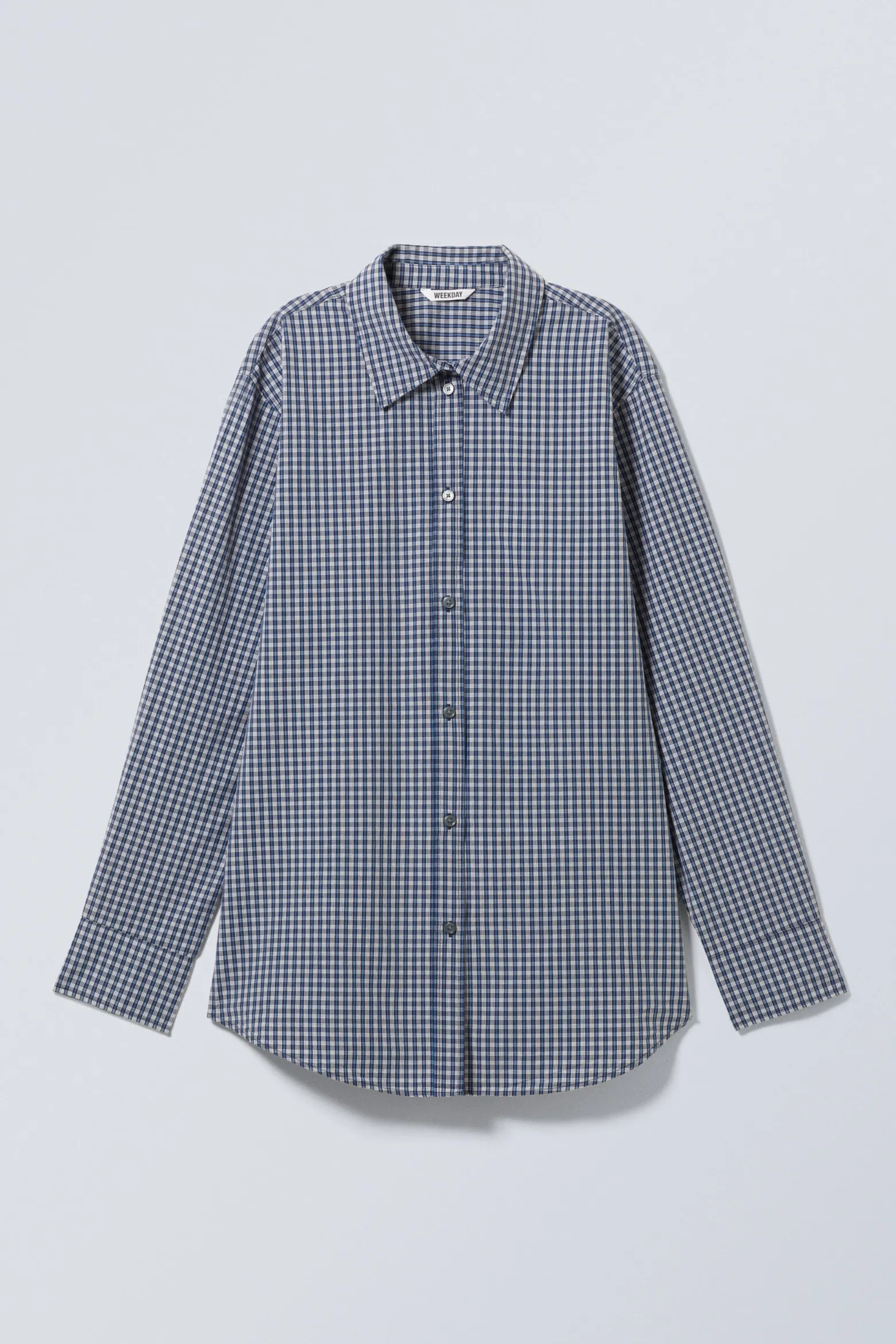 LANGÄRMELIGES HEMD AUS OXFORD-BAUMWOLLE|Weekday Cheap