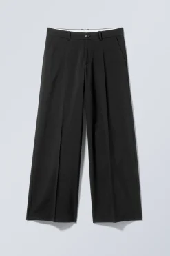 LOCKER GESCHNITTENE ANZUGHOSE MIT NIEDRIGER TAILLE|Weekday Store