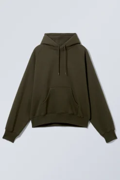 LOCKER GESCHNITTENER RAGLAN-HOODIE|Weekday Fashion