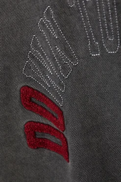LOCKER GESCHNITTENES GRAPHIC SWEATSHIRT|Weekday Online