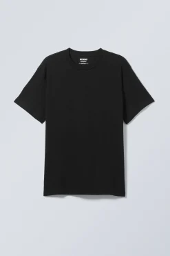 LOCKER SITZENDES KURZARM-T-SHIRT|Weekday Best Sale