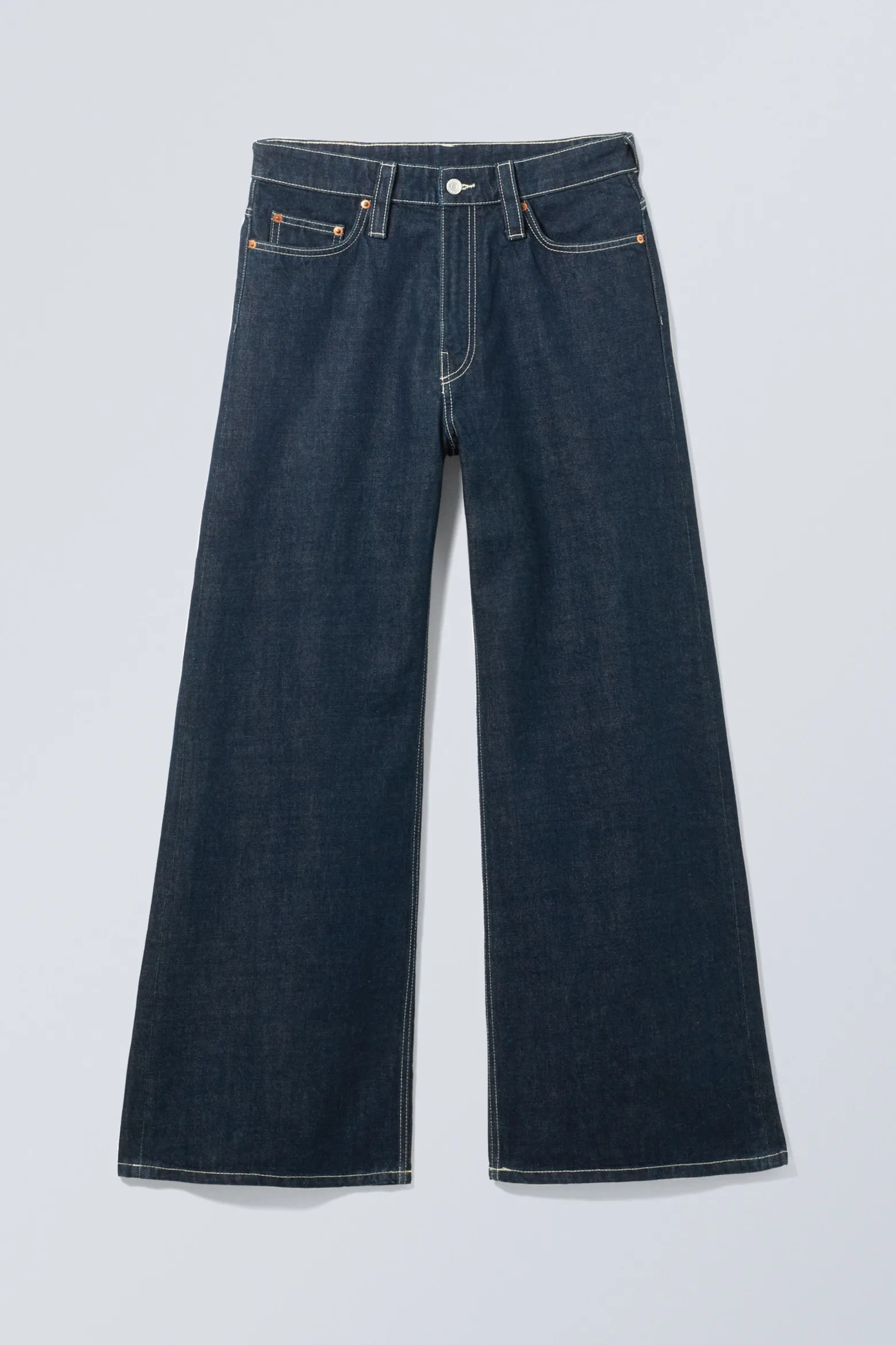 LOCKERE BAGGY-JEANS DUCHESS MIT NIEDRIGEM BUND|Weekday Hot