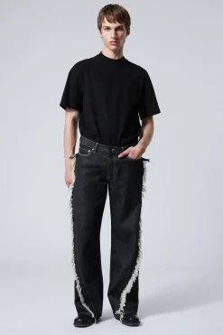 LOCKERE JEANS MIT FRANSIGER TWIST-NAHT|Weekday Discount