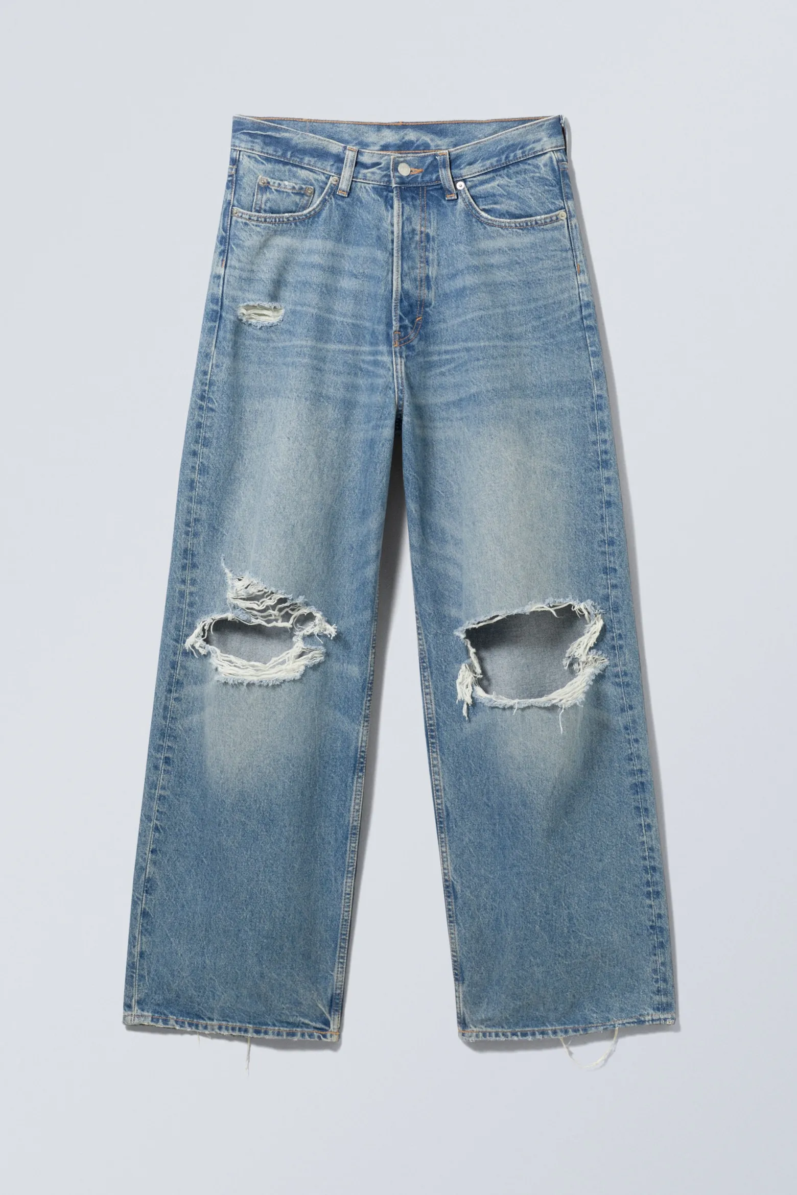 LOCKERE RIPPED-BAGGY-JEANS "ASTRO"|Weekday Store