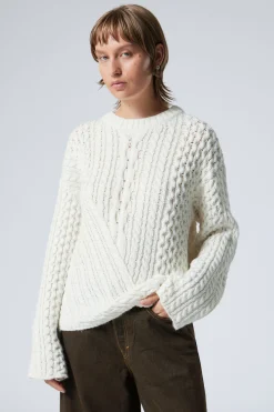 LOCKERER ZOPFSTRICKPULLOVER|Weekday Discount